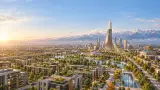 Концептуальная визуализация жилых кварталов и делового центра Alatau City